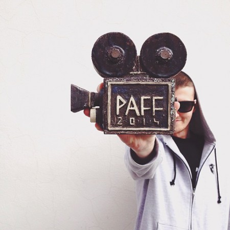 Cena pre filmový festival PAFF, glazovaná keramika, 2014